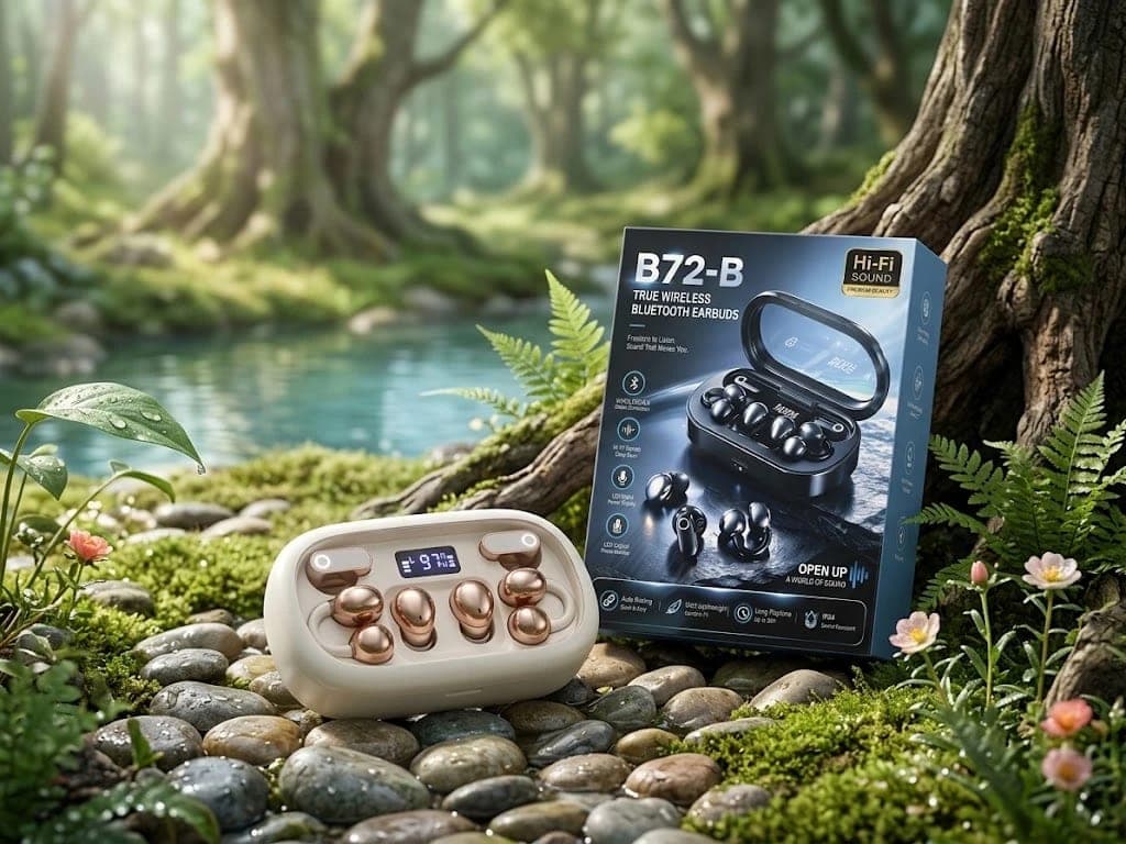 B72-B True Wireless Bluetooth Earbuds