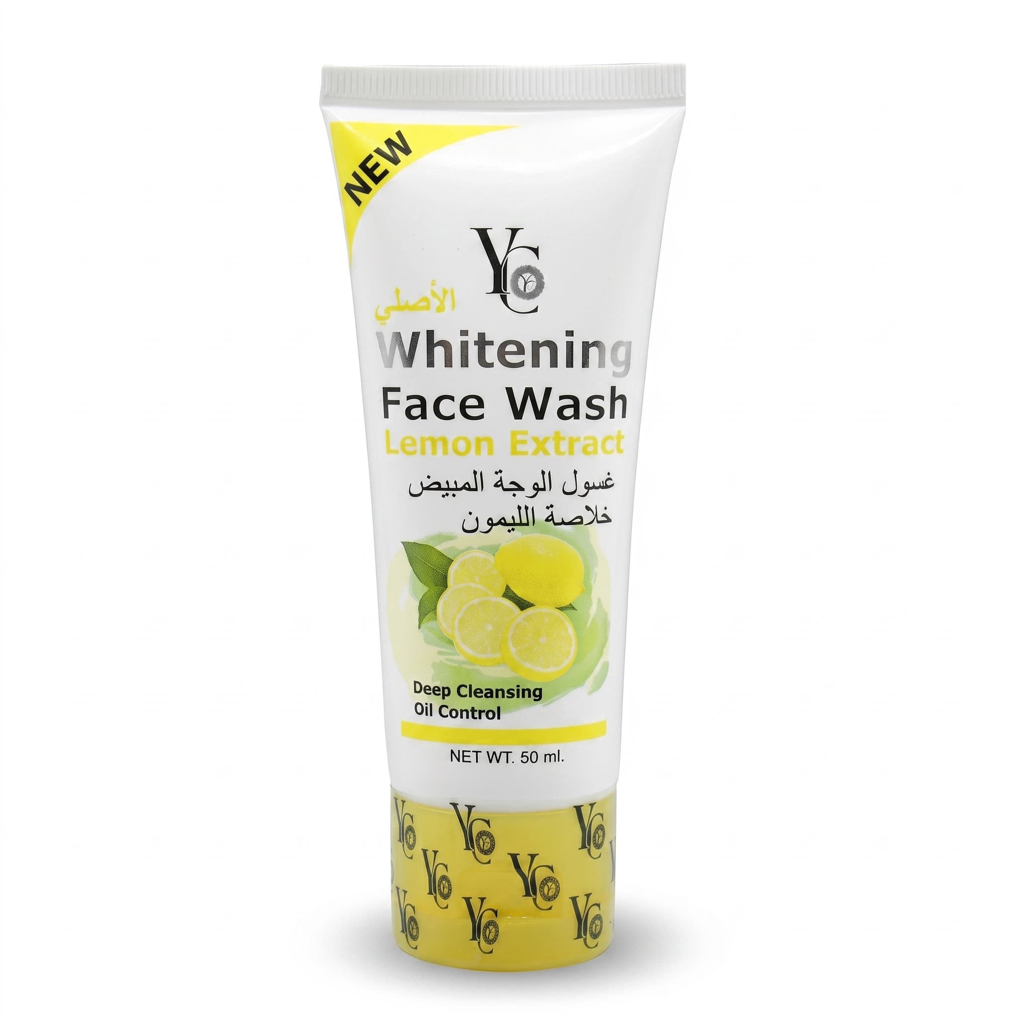 YC Whitening Face Wash Lemon Extract (Deep Cleansing & Oil Control) 50ml