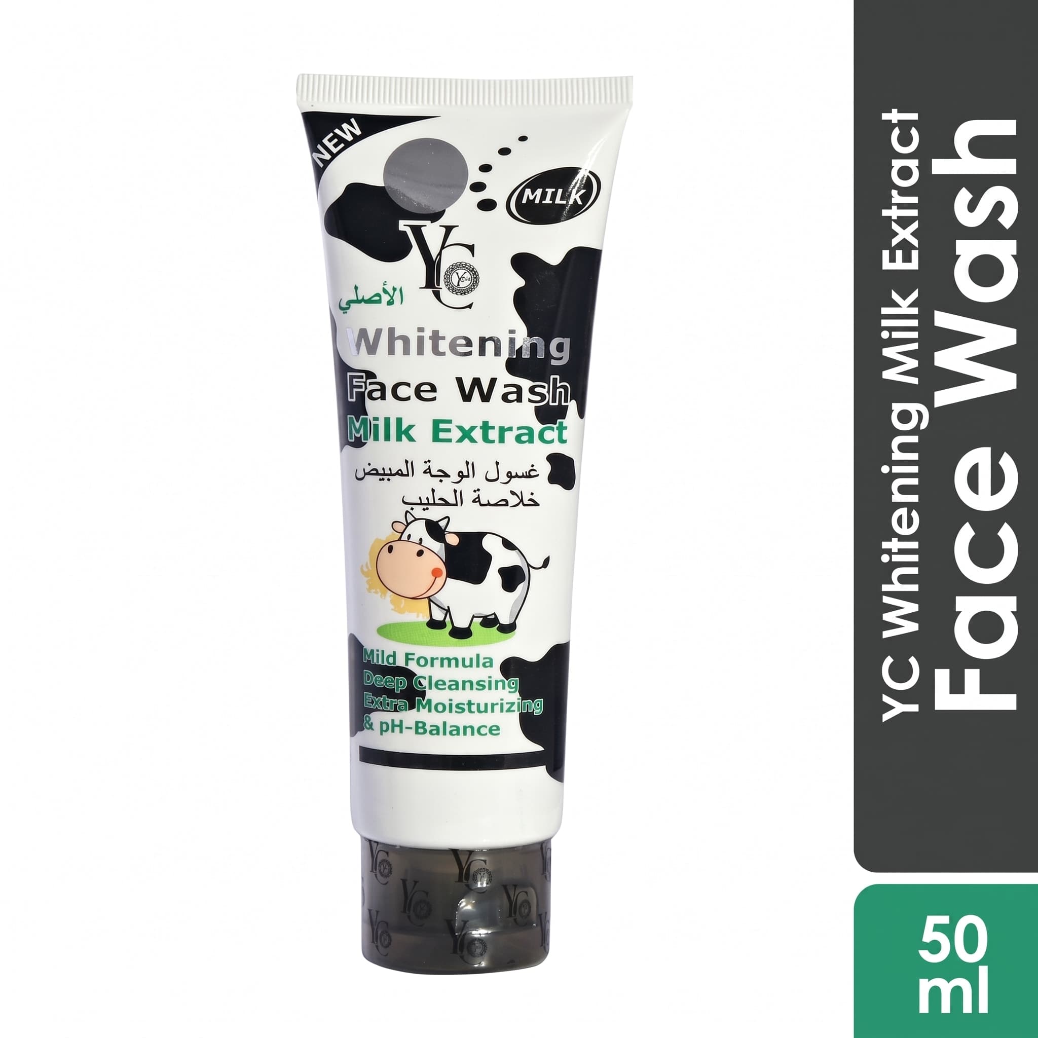 YC Whitening Face Wash Milk Extract 50ml | Mild Formula